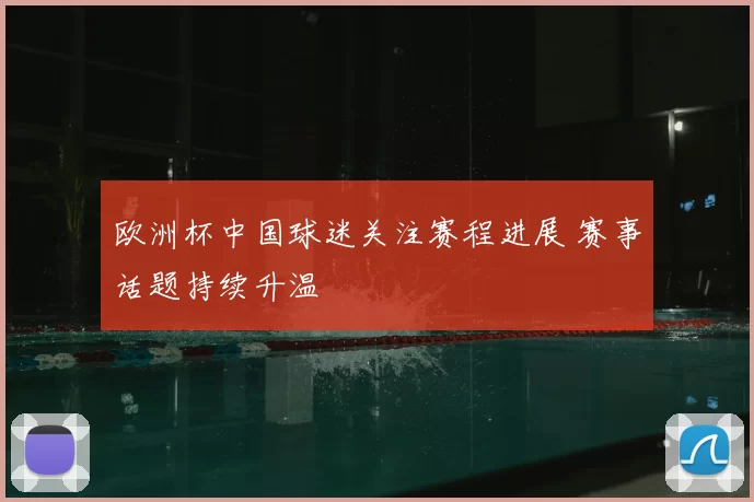 欧洲杯中国球迷关注赛程进展 赛事话题持续升温