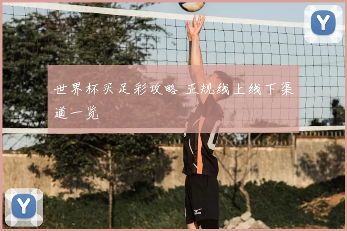 世界杯买足彩攻略 正规线上线下渠道一览